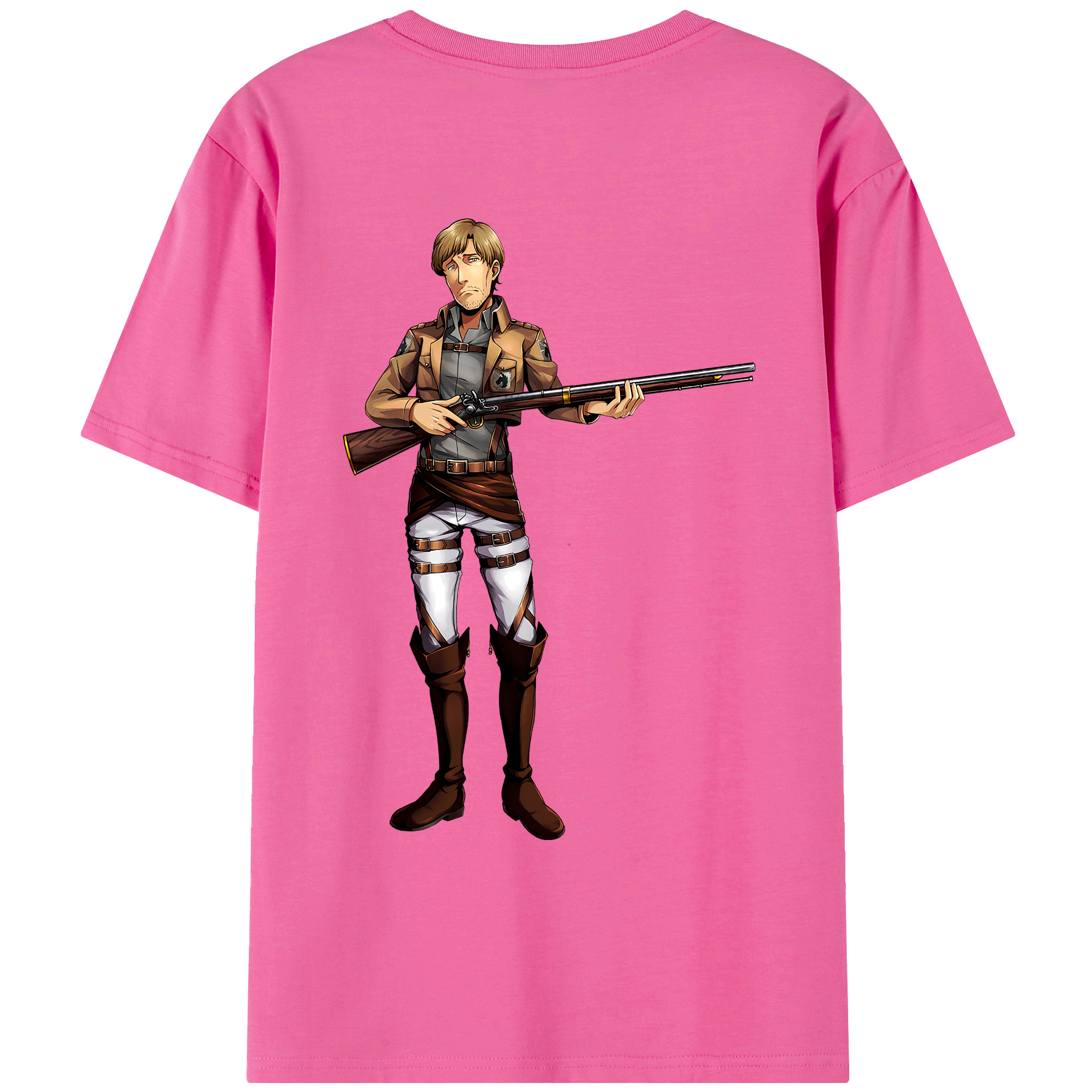 （画像用） 進撃の巨人 Attack on Titan レディース半袖Tシャツ(バックプリント)
